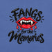 Fangs for the Memories T-Shirt - Funny Halloween Vampire Lips Graphic Tee