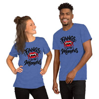 Fangs for the Memories T-Shirt - Funny Halloween Vampire Lips Graphic Tee- Image 8