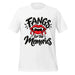 Fangs for the Memories T-Shirt - Funny Halloween Vampire Lips Graphic Tee