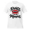 Fangs for the Memories T-Shirt - Funny Halloween Vampire Lips Graphic Tee
