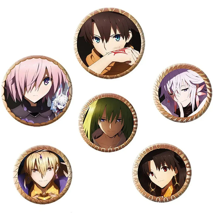 Fate/Grand Order Absolute Demonic Front: Babylonia - Character Heads Pin Badge Pack - ABYstyle