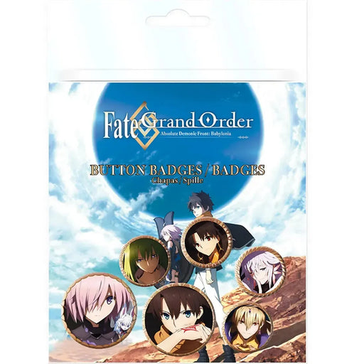 Fate/Grand Order Absolute Demonic Front: Babylonia - Character Heads Pin Badge Pack - ABYstyle