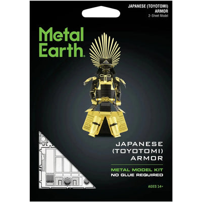 Feudal Japan - Toyotomi Hideyoshi Samurai Armor Figure Model Kit (Steel, Moderate Difficulty) - Fascinations - Metal Earth Series - (2024)