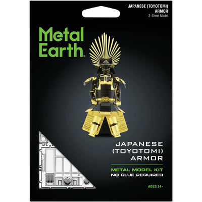Feudal Japan - Toyotomi Hideyoshi Samurai Armor Figure Model Kit (Steel, Moderate Difficulty) - Fascinations - Metal Earth Series - (2024)