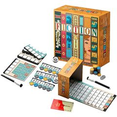 Fiction - Social Deduction Literature Board Game for Family, and Adults (2-8 Players, Ages 10+) - Allplay