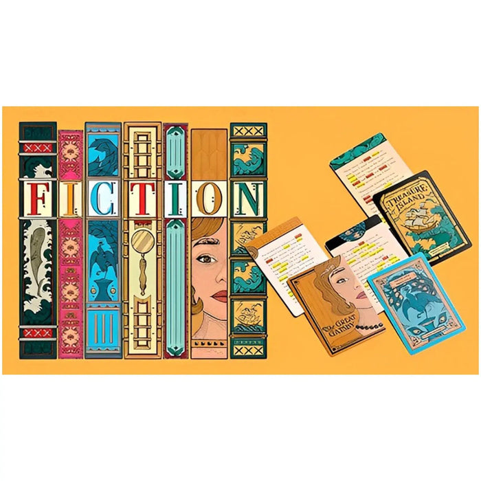 Fiction - Social Deduction Literature Board Game for Family, and Adults (2-8 Players, Ages 10+) - Allplay