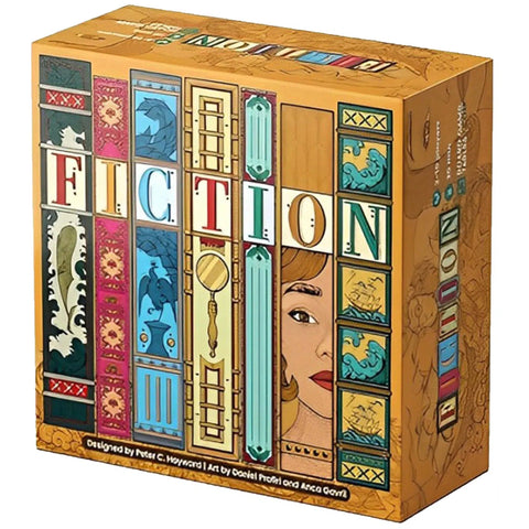 Fiction - Social Deduction Literature Board Game for Family, and Adults (2-8 Players, Ages 10+) - Allplay