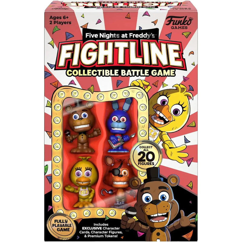 FightLine Premier Pack: Collectible Battle Game [Five Nights at Freddy's] - Miniature Horror Board Game for Family and Adults (2 Players, Ages 6+) - Funko Games