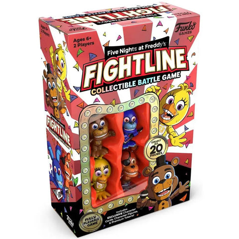FightLine Premier Pack: Collectible Battle Game [Five Nights at Freddy's] - Miniature Horror Board Game for Family and Adults (2 Players, Ages 6+) - Funko Games