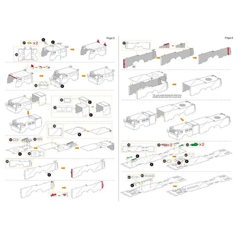 Fire Engine Truck Figure Model Kit (Steel, Moderate Difficulty) - Fascinations - Metal Earth Series