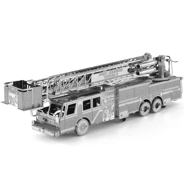 Fire Engine Truck Figure Model Kit (Steel, Moderate Difficulty) - Fascinations - Metal Earth Series