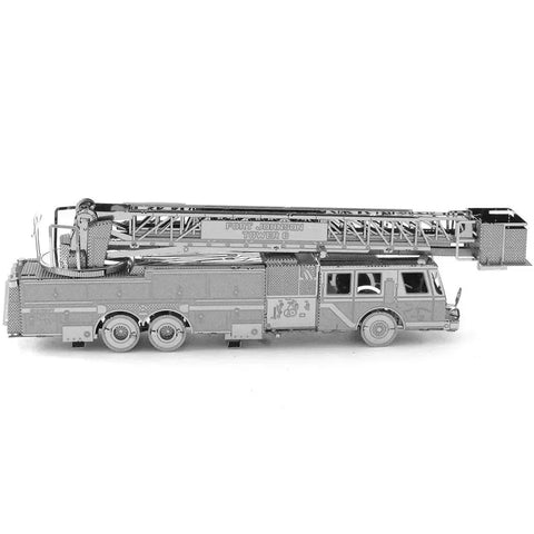 Fire Engine Truck Figure Model Kit (Steel, Moderate Difficulty) - Fascinations - Metal Earth Series