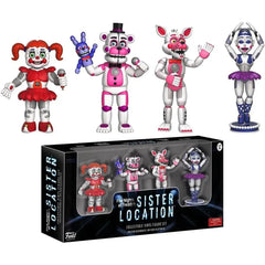 Five Nights at Freddy's: Sister Location - Funtime Freddy, Funtime Foxy, Ballora & Baby Figure Set (2") - Funko