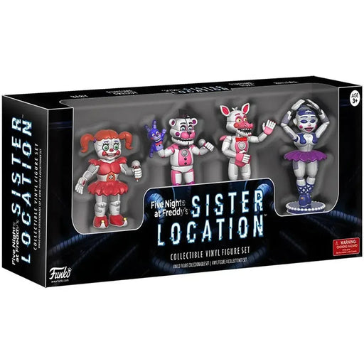 Five Nights at Freddy's: Sister Location - Funtime Freddy, Funtime Foxy, Ballora & Baby Figure Set (2") - Funko