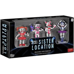 Five Nights at Freddy's: Sister Location - Funtime Freddy, Funtime Foxy, Ballora & Baby Figure Set (2") - Funko