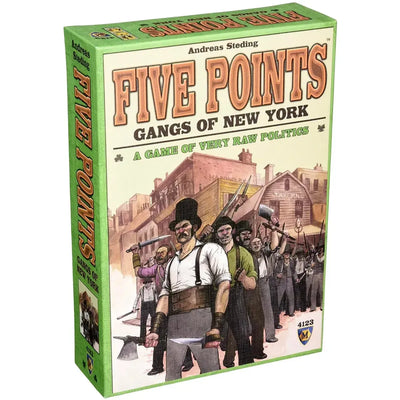 Five Points: Gangs of New York - Area Control Civilization Board Game for Family and Adults (3-5 Players, Age 12+) - Mayfair Games