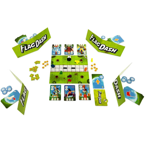 Flag Dash - Competitive Strategy Board Game for Family and Adults (2-4 Players, Ages 8+) - Ultra PRO - Image 2