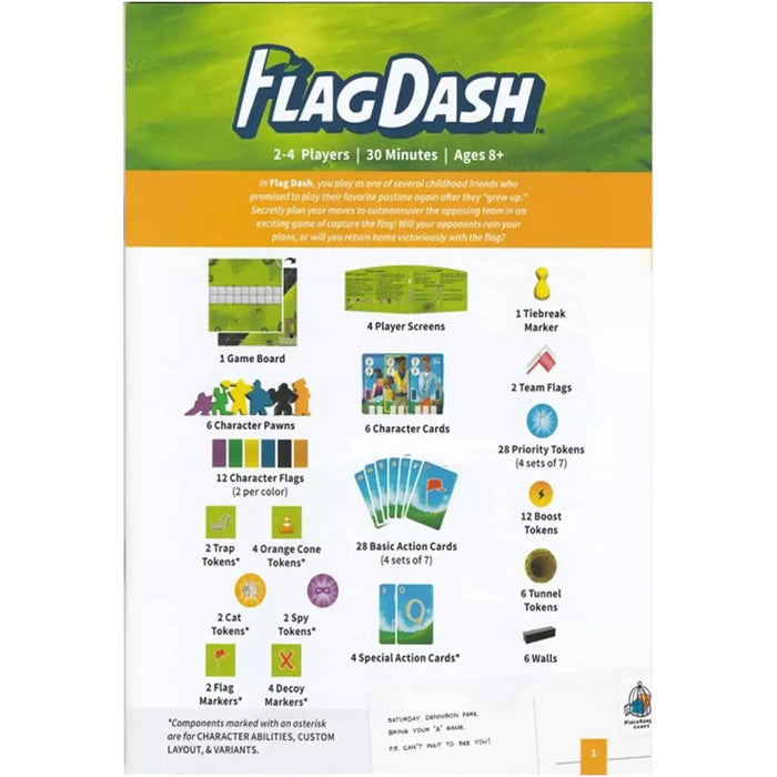 Flag Dash - Competitive Strategy Board Game for Family and Adults (2-4 Players, Ages 8+) - Ultra PRO