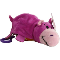 Flip A Zoo - 2-in-1 Reversible Geo Giraffe & Ava Hippo Clip-On Plush (5") - J...- Image 4