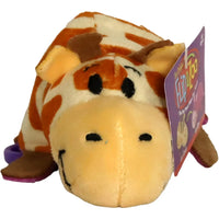 Flip A Zoo - 2-in-1 Reversible Geo Giraffe & Ava Hippo Clip-On Plush (5") - J...- Image 5