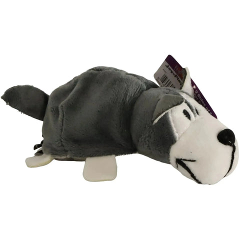 Flip A Zoo - 2-in-1 Reversible Poppi Polar Bear & Asher Husky Clip-On Plush (5