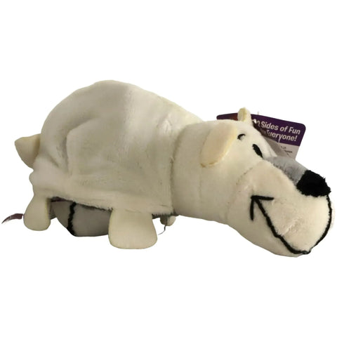 Flip A Zoo - 2-in-1 Reversible Poppi Polar Bear & Asher Husky Clip-On Plush (5