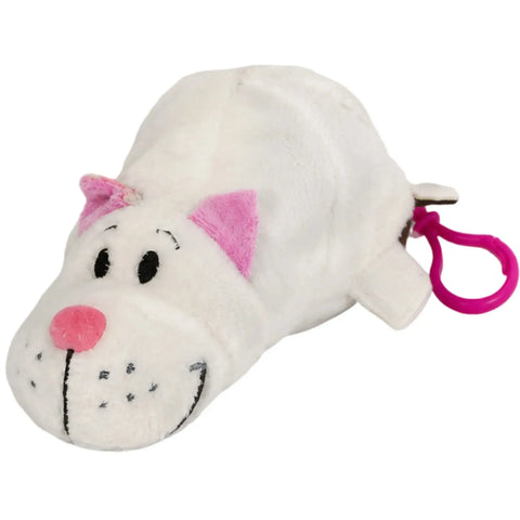 Flip A Zoo - 2-in-1 Reversible Rachel Cat & Bradley Labrador Clip-On Plush (4.5