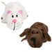 Flip A Zoo - 2-in-1 Reversible Rachel Cat & Bradley Labrador Clip-On Plush (4.5") - Jay at Play