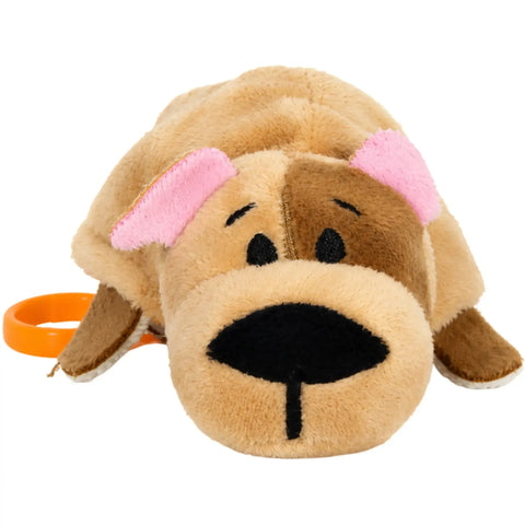 Flip A Zoo - 2-in-1 Reversible Savannah Cat & Bodni Bulldog Clip-On Plush (4.5