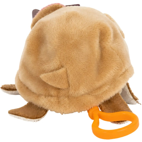 Flip A Zoo - 2-in-1 Reversible Savannah Cat & Bodni Bulldog Clip-On Plush (4.5