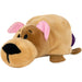 Flip A Zoo - 2-in-1 Reversible Savannah Cat & Bodni Bulldog Clip-On Plush (4.5") - Jay at Play
