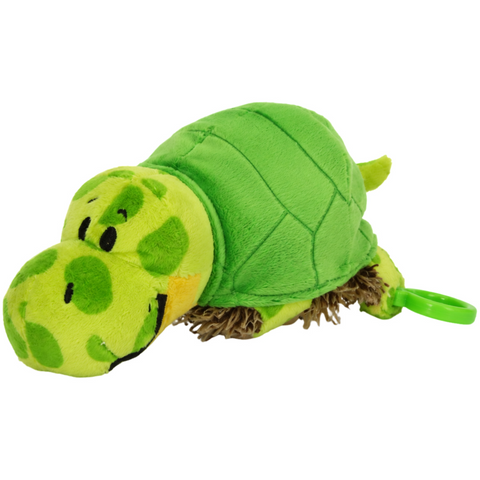 Flip A Zoo - 2-in-1 Reversible Hanna Hedgehog & Tito Turtle Clip-On Plush (5