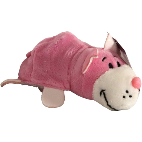 Flip A Zoo - 2-in-1 Reversible Sawyer Mouse & Caleb Cat Clip-On Plush (5
