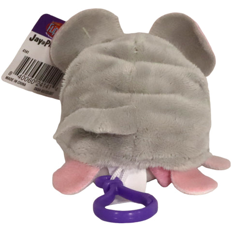Flip A Zoo - 2-in-1 Reversible Sawyer Mouse & Caleb Cat Clip-On Plush (5