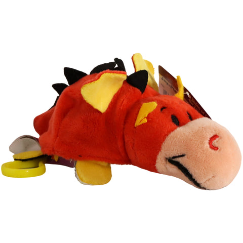 Flip A Zoo - 2-in-1 Reversible Bei Bei Panda & Ember Dragon Clip-On Plush (4.5