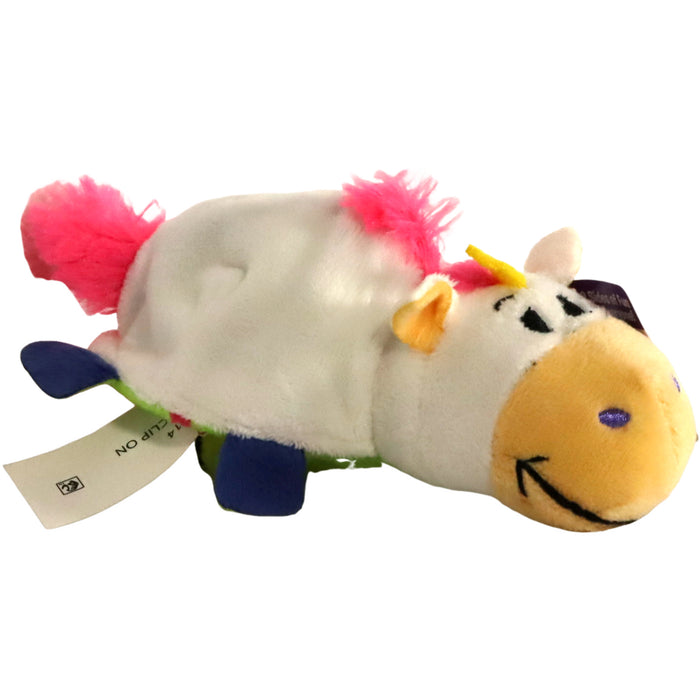 Flip A Zoo - 2-in-1 Reversible Persephone Unicorn & Imogen Dragon Clip-On Plush (5") - Jay at Play