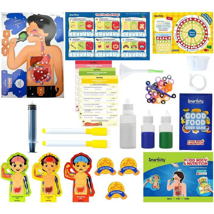 Food Body & Nutrition - Human Body STEM Toy Game Building Set - Smartivity