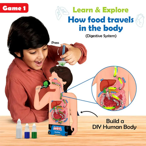 Food Body & Nutrition - Human Body STEM Toy Game Building Set - Smartivity