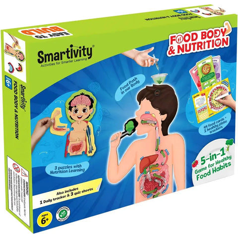 Food Body & Nutrition - Human Body STEM Toy Game Building Set - Smartivity
