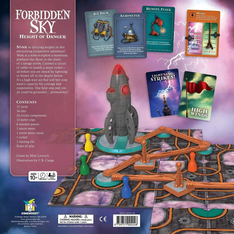Forbidden Sky: Height of Danger - Cooperative Sci-Fi Strategy Board Game for Family and Adults (2-5 Players, Ages 10+) - Gamewright - Image 4