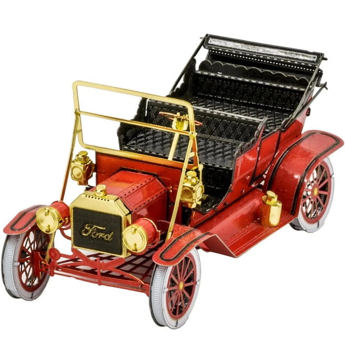Ford - 1908 Model T (Colored) Car Figure Model Kit (Steel, Moderate Difficulty) - Fascinations - Metal Earth Series - (2022)