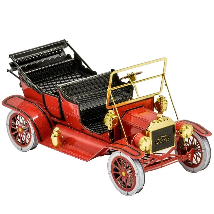 Ford - 1908 Model T (Colored) Car Figure Model Kit (Steel, Moderate Difficulty) - Fascinations - Metal Earth Series - (2022)
