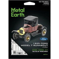 Ford - 1925 Model T Runabout Classic Car Figure Model Kit (1:43 Scale, Steel, Moderate Difficulty) - Fascinations - Metal Earth Series - (2022)
