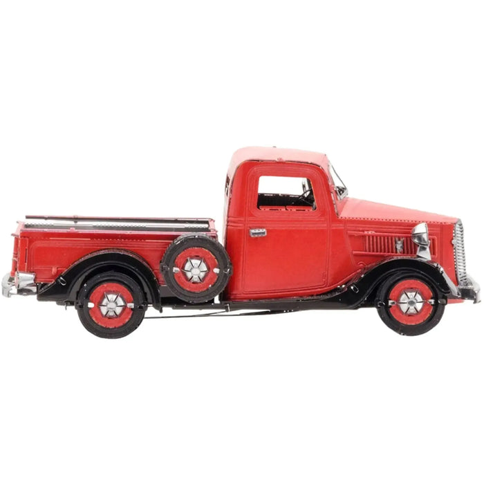 Ford - 1937 Pickup Classic Truck Figure Model Kit (1:49 Scale, Steel, Moderate Difficulty) - Fascinations - Metal Earth Series - (2022)