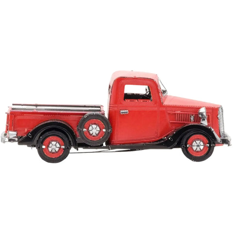 Ford - 1937 Pickup Classic Truck Figure Model Kit (1:49 Scale, Steel, Moderate Difficulty) - Fascinations - Metal Earth Series - (2022) - Image 5
