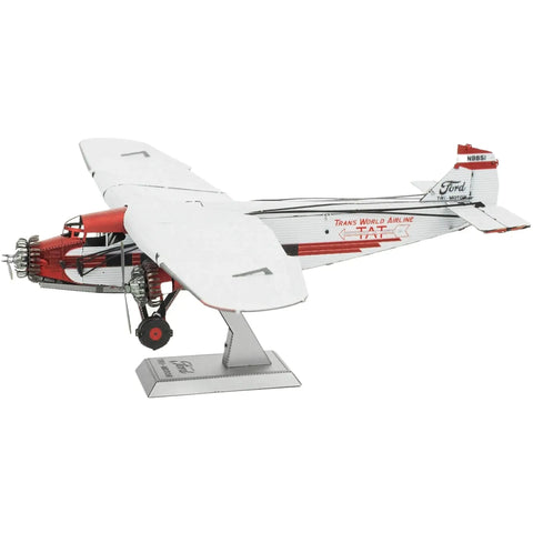 Ford - Trimotor Airplane 3D Figure Model Kit (1:120 Scale, Steel, Moderate Difficulty) - Fascinations - Metal Earth Series - (2022)