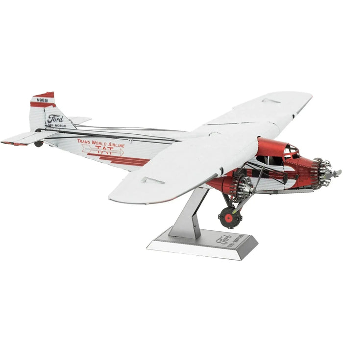 Ford - Trimotor Airplane 3D Figure Model Kit (1:120 Scale, Steel, Moderate Difficulty) - Fascinations - Metal Earth Series - (2022)