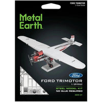 Ford - Trimotor Airplane 3D Figure Model Kit (1:120 Scale, Steel, Moderate Difficulty) - Fascinations - Metal Earth Series - (2022)