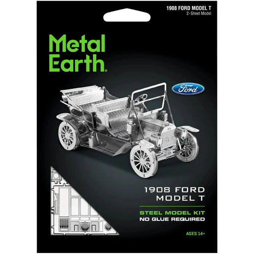 Ford - Unpainted 1908 Model T Car Figure Model Kit (Steel, Moderate Difficulty) - Fascinations - Metal Earth Series - (2022)