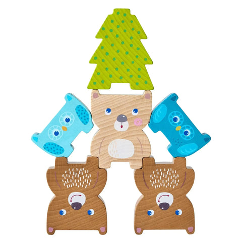 Forest Friends Stacking Toy - Wooden Toddler Toy for Developmental Learning and Motor Skills - HABA - Image 11